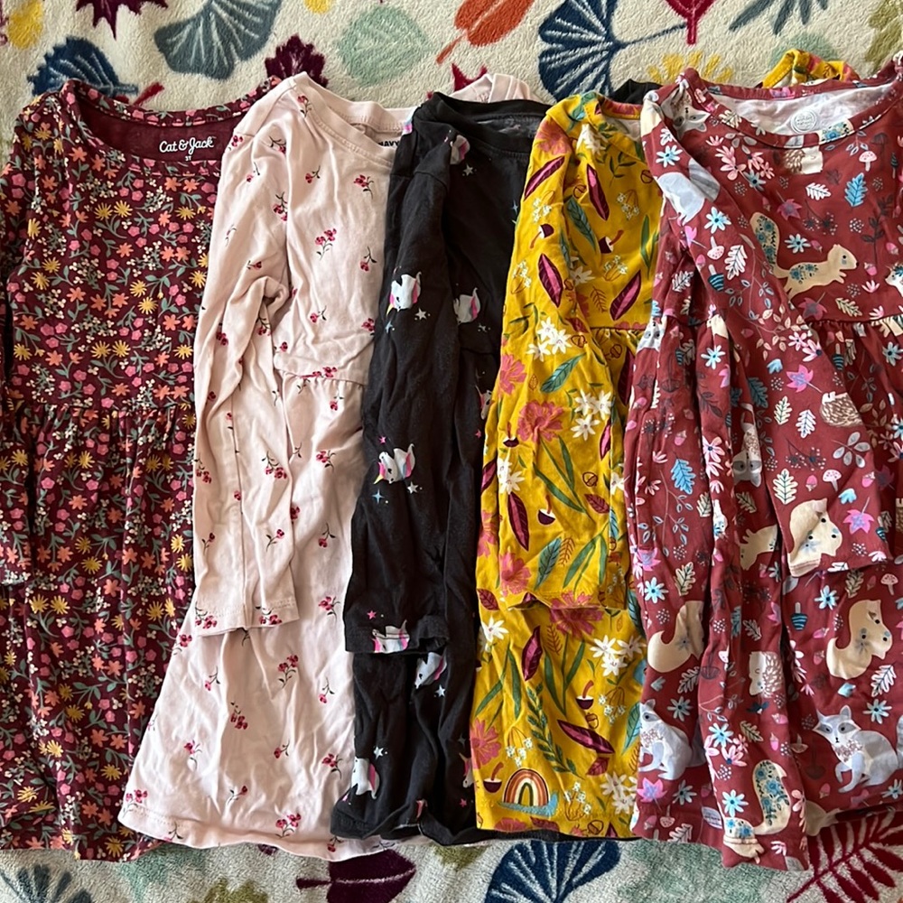 TODDLER GIRL LONG SLEEVE DRESSES